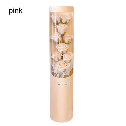 (Limited Time Offer) Artificial LED Eternal Rose Flower Bouquet With Fairy String Lights